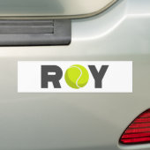 Roy Tennis Bumpersticker (Op auto)