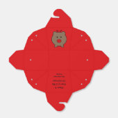 Roy the Kerstmis Pig Bedankdoosjes (Uitgevouwen)