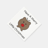 Roy the Kerstmis Pig Servetten (Hoek)