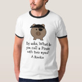 Roy the Pirate Pig ~ Funny T-shirt (Voorkant)