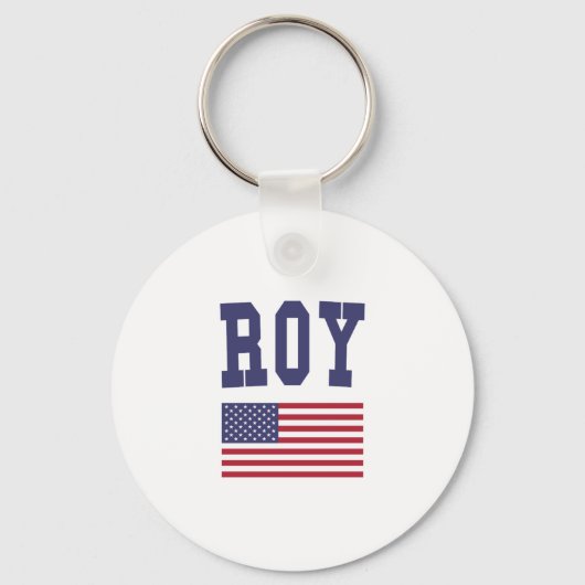 Roy US Flag Sleutelhanger (Voorkant)