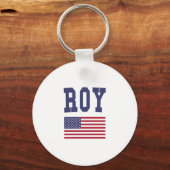 Roy US Flag Sleutelhanger (Voorkant)