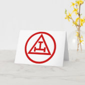 ROYAAL ARCH MASONS CIRCULAIR KAART (Gele Bloem)