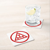 ROYAAL ARCH MASONS CIRCULAIR KARTONNEN ONDERZETTERS (Insitu)