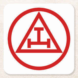 ROYAAL ARCH MASONS CIRCULAIR KARTONNEN ONDERZETTERS