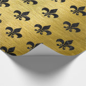 ROYAL1 ZWARTE MARBLE & GOLD BRUSHED METAL CADEAUPAPIER (Hoek)