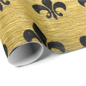 ROYAL1 ZWARTE MARBLE & GOLD BRUSHED METAL CADEAUPAPIER (Rol Hoek)
