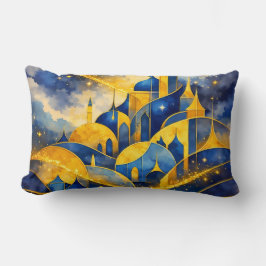 Royal Abstract Fantasy Castle Watercolor Throw Pil Kussen