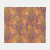 Royal Abstract Star gepersonaliseerde fleece deken (Voorkant (Horizontaal))