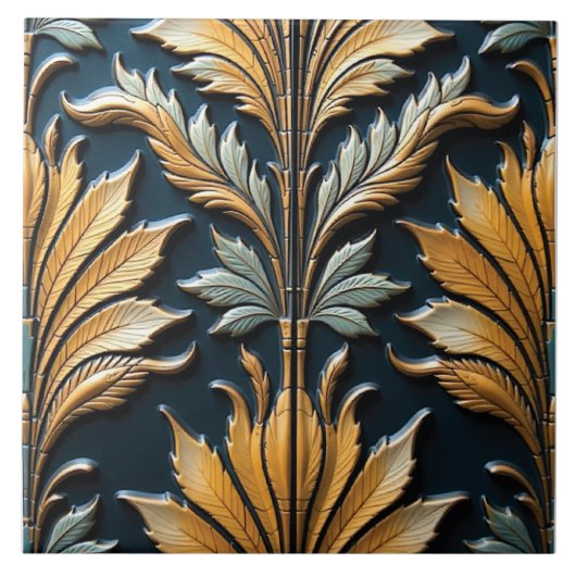 Royal Acanthus Lapis Tegeltje (Voorkant)