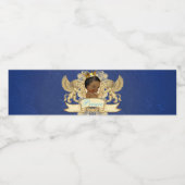 Royal African Prince Baby Waterflesetiketten Waterfles Etiket (Enkel label)
