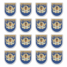 Royal African Prince Blue & Gold Mini Sanitizer