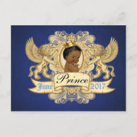 Royal African Prince Elegant Briefkaart