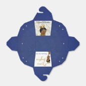 Royal African Prince|Elegant Royal Blue|Goud Bedankdoosjes (Uitgevouwen)