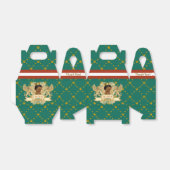 Royal African Prince Green|Rood Dank je Bedankdoosjes (Uitgevouwen)