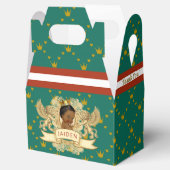 Royal African Prince Green|Rood Dank je Bedankdoosjes (Geopend)