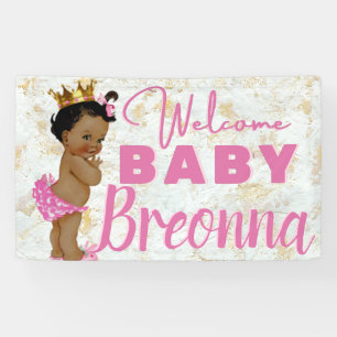 Royal African Princess Pink Gold Marble Fancy Spandoek