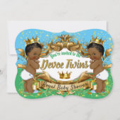 Royal African Twin {BOYS} Blauw en groen Kaart (Voorkant)
