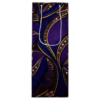 Royal Afro Wax Pattern Wijn Cadeautas