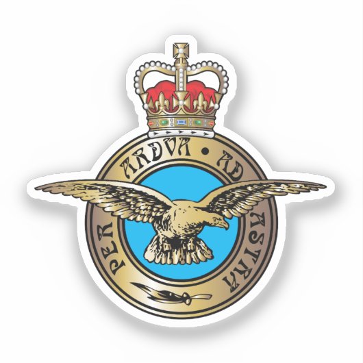 Royal Air Force Badge Sticker (Voorkant)