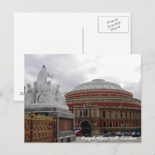 Royal Albert Hall, Londen Briefkaart (Voorkant / Achterkant)
