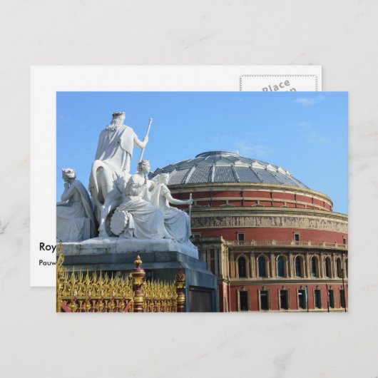 Royal Albert Hall London Briefkaart (Voorkant / Achterkant)