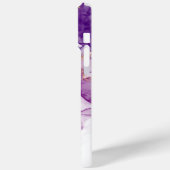 Royal Amethyst GoldGlitter Waterverf  Case-Mate iPhone Case (Achterkant / Links)