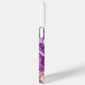 Royal Amethyst GoldGlitter Waterverf  Case-Mate iPhone Case (Achterkant / Rechts)