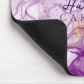 Royal Amethyst GoldGlitter Waterverf  Muismat (Hoek)