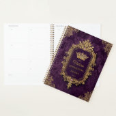 Royal Amethyst Quinceañera, op maat Planner (Display)