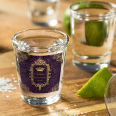Royal Amethyst Quinceañera, op maat Shot Glas
