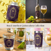 Royal Amethyst Quinceañera, op maat Shot Glas