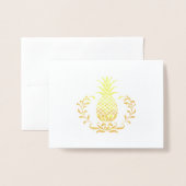 Royal Ananas Note Kaart (Voorkant met envelop)