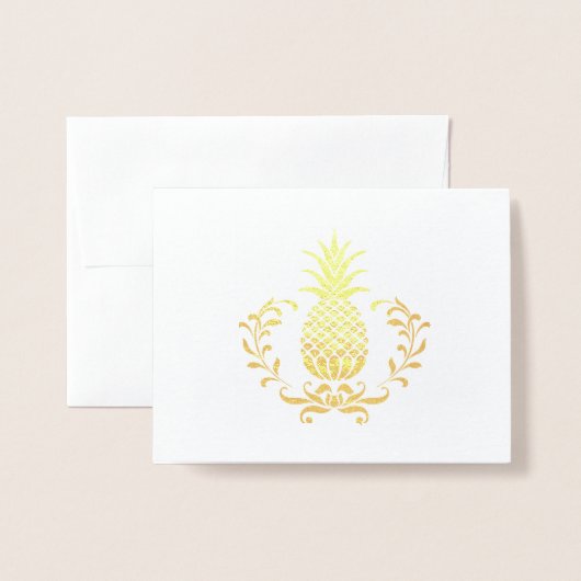 Royal Ananas Note Kaart (Voorkant met envelop)