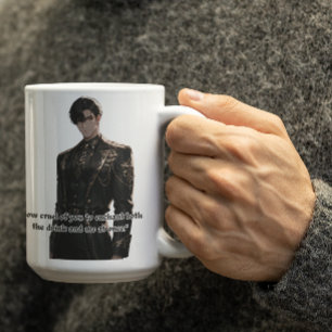 Royal Anime Character gezegde hoe wreed je bent Koffiemok