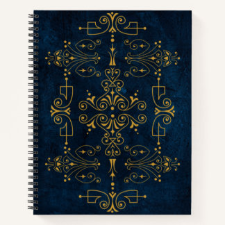 Royal Arcane Sigil – Gold Flourish tijdens middern Notitieboek