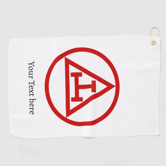 Royal Arch Chapter Vrijmetselaar Gift Golfer Golfhanddoek (Horizontaal)