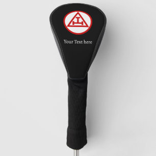Royal Arch Chapter Vrijmetselaar Gift Golfer Golfheadcover
