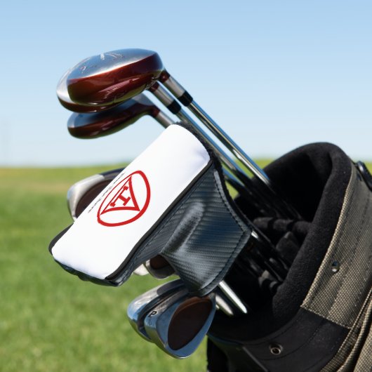 Royal Arch Chapter Vrijmetselaar Gift Golfer Golfheadcover (Insitu)