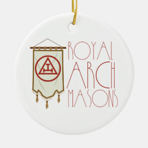Royal Arch Freemason Banner Keramisch Ornament