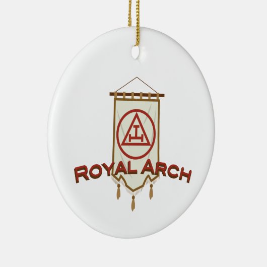 Royal Arch Freemason Banner Keramisch Ornament (Rechts)