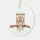 Royal Arch Freemason Banner Keramisch Ornament (Links)