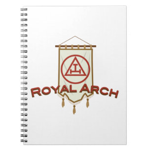 Royal Arch Freemason Banner Notitieboek