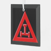 Royal Arch Glas Ornament (Voorkant links)