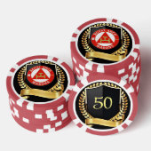 Royal Arch Poker Chips (Opstapeling)