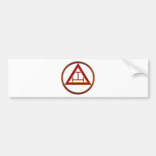 Royal Arch Triple Tau Bumpersticker