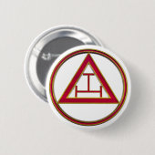 Royal Arch Triple Tau Ronde Button 5,7 Cm (Voorkant /achterkant)