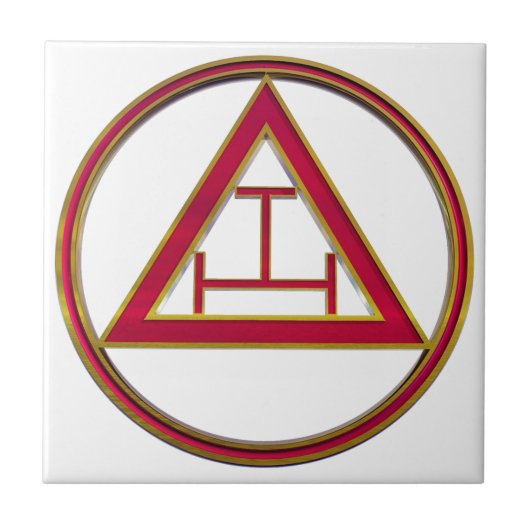 Royal Arch Triple Tau Tegeltje (Voorkant)