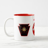 Royal Arch Tweekleurige Koffiemok (Links)