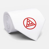 Royal Arch vrijmetselaar monogram Stropdas (Opgerold)